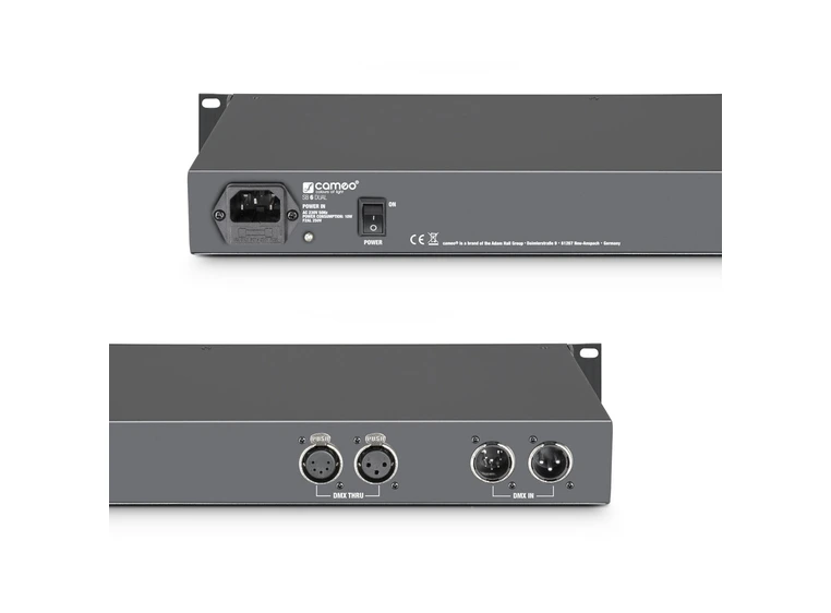 Cameo SB 6 DUAL - 6-channel DMX splitter / booster (3-pin and 5-pin) 